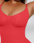 Stefanie - Naadloze Bodysuit String Met Spaghetti Schouderbandjes