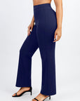 Larisa - High Waist Built-in Shaping Mesh Broek Met Rechte Pijp