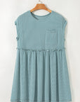 Canton Corduroy Mini - jurk met Textuur en Speels Swingmodel - Bella Fit™