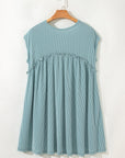 Canton Corduroy Mini - jurk met Textuur en Speels Swingmodel - Bella Fit™