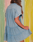 Mineral Wash Crinkle Jurk – Comfort en Stijl in Eén - Bella Fit™