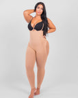 Dhalia - Knielengte Full Body Shaper Met Afneembare Schouderbandjes - Bella Fit™