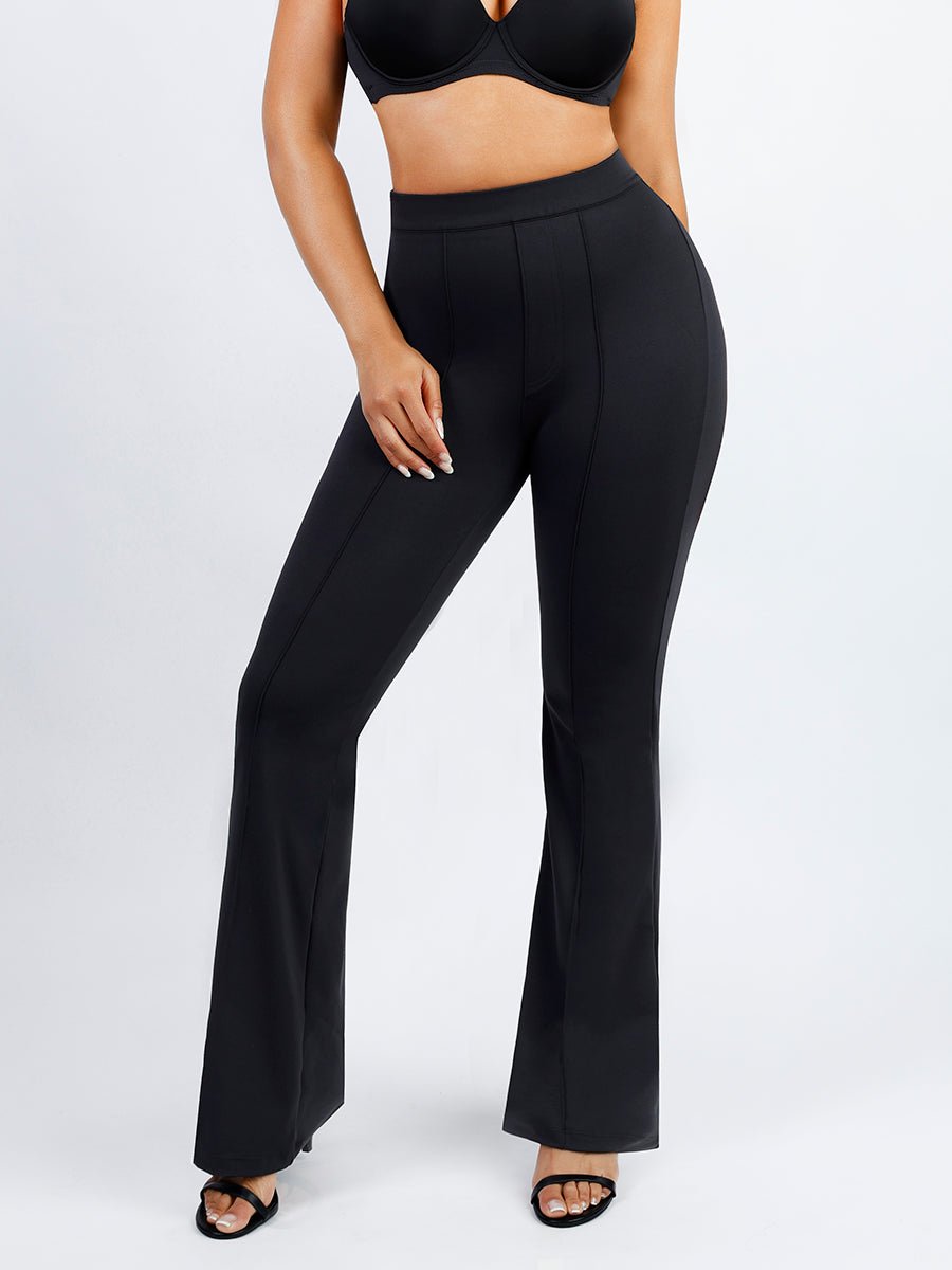 Flare Pants Shapewear Pants Slimming Slim Waist – Bella Fit™