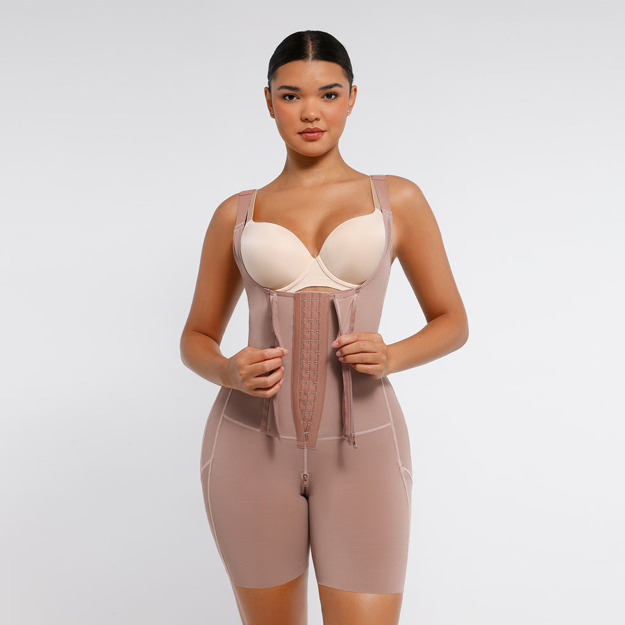 Rebecca 2.0 - Postoperatieve Shapewear met U-Vormige Borstondersteuning