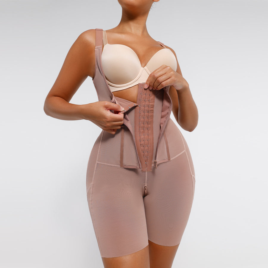 Rebecca 2.0 - Postoperatieve Shapewear met U-Vormige Borstondersteuning