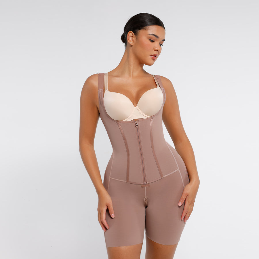 Rebecca 2.0 - Postoperatieve Shapewear met U-Vormige Borstondersteuning