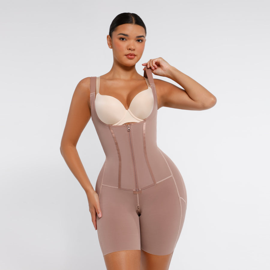 Rebecca 2.0 - Postoperatieve Shapewear met U-Vormige Borstondersteuning