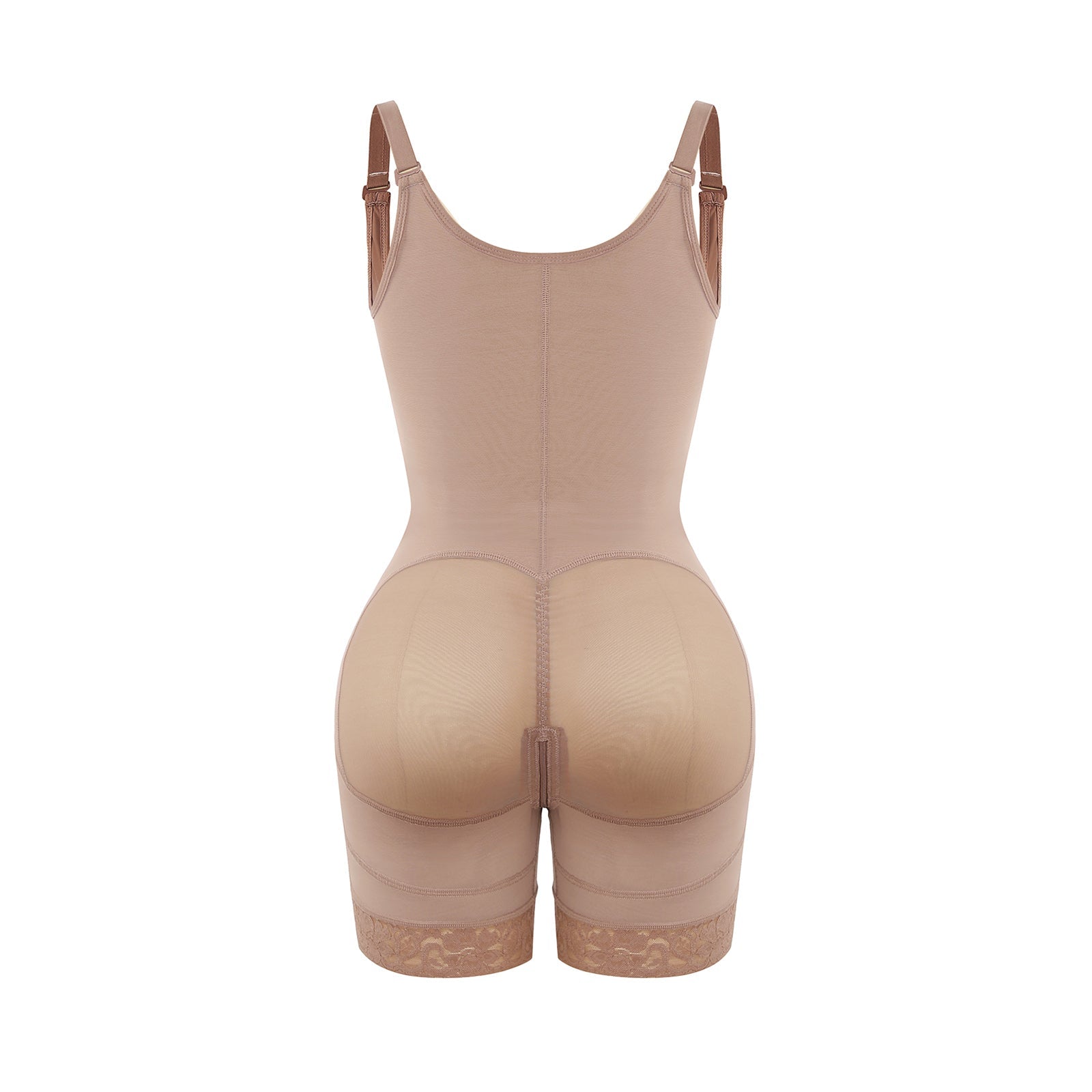 Felicia - Ademende Latex Body met Open Borst, Buikcontrole en Stevige Compressie Shapewear. - Bella Fit™