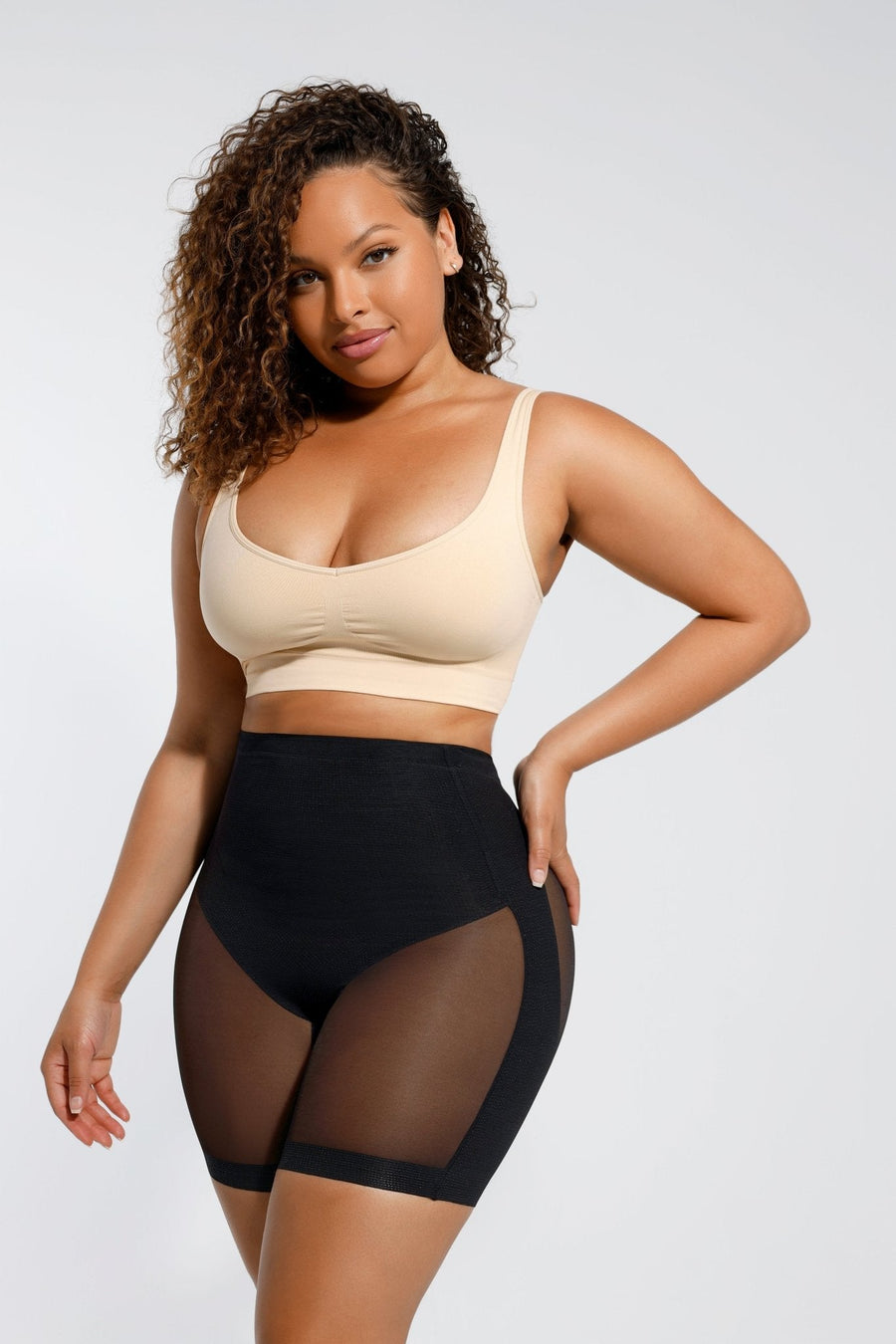 Madison - Buikcorrigerende Shapewear Lage Rug Mesh Bil Lifting Effect - Bella Fit™