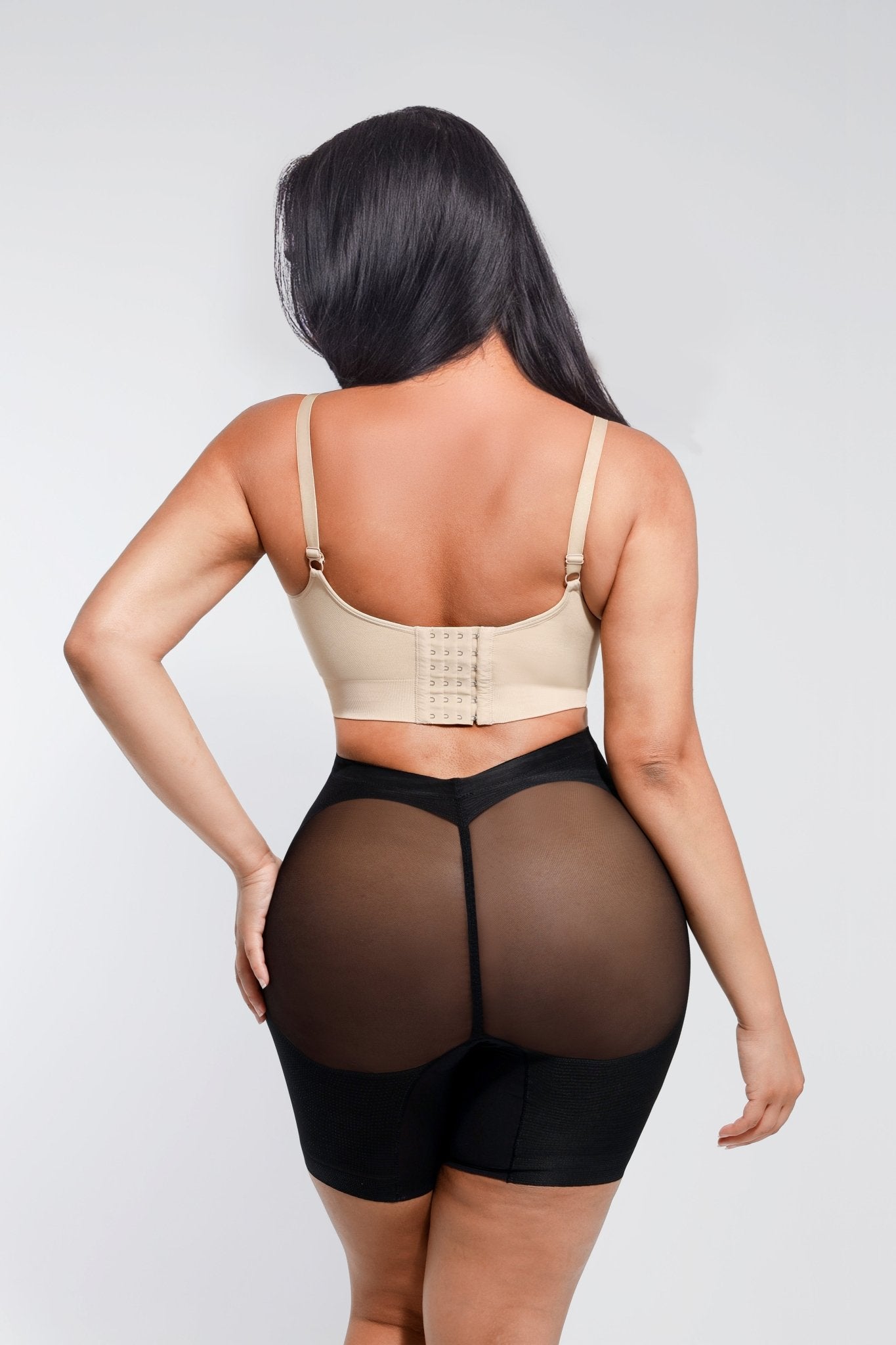 Madison - Buikcorrigerende Shapewear Lage Rug Mesh Bil Lifting Effect - Bella Fit™