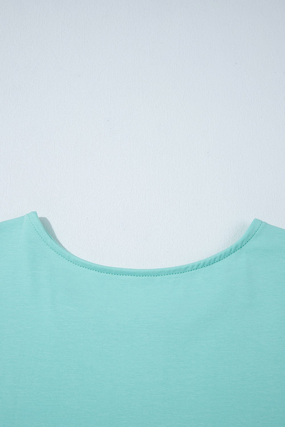 Mini - jurk met rucherand, ronde hals en losse pasvorm - Bella Fit™