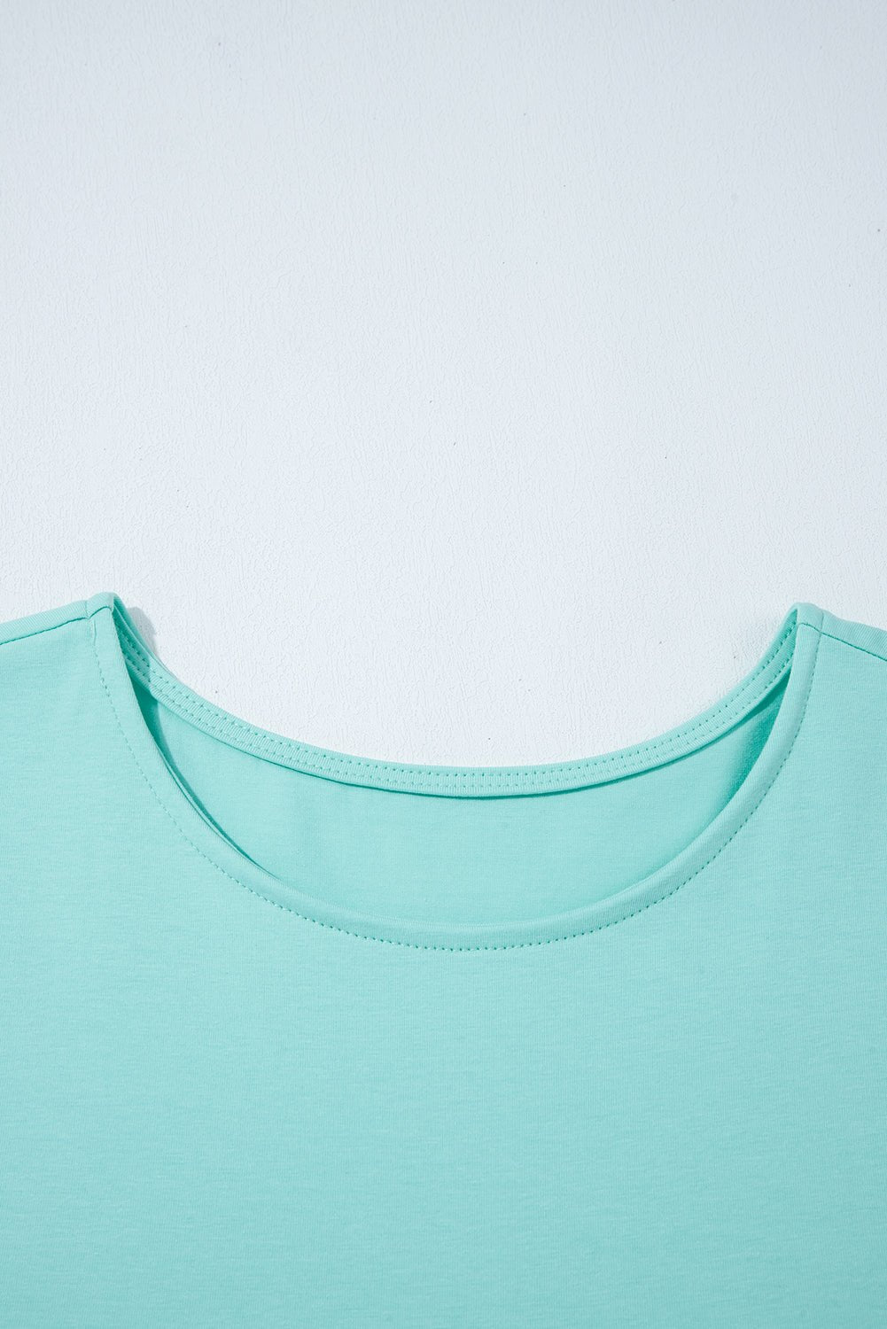 Mini - jurk met rucherand, ronde hals en losse pasvorm - Bella Fit™