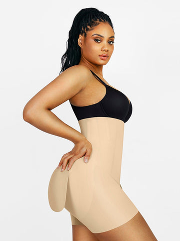 HEMO Body Saper Bodysuit Slimming Shapewear Waist Trainer Body Shaper Tummy  Control Panties Smoothing Shorts Panties Lace Trim Shape Wear (Color :  Black, Size : XL) : : Fashion