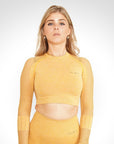 Andrea - Lange Mouw Crop Top - Bella Fit™