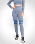 Andrea - Seamless Sport Legging Met Hoge Taille - Bella Fit™