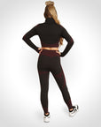 Chelsea - Sport Set Met Ritssluiting En Hoge Taille Legging - Bella Fit™