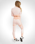 Chelsea - Sport Set Met Ritssluiting En Hoge Taille Legging - Bella Fit™