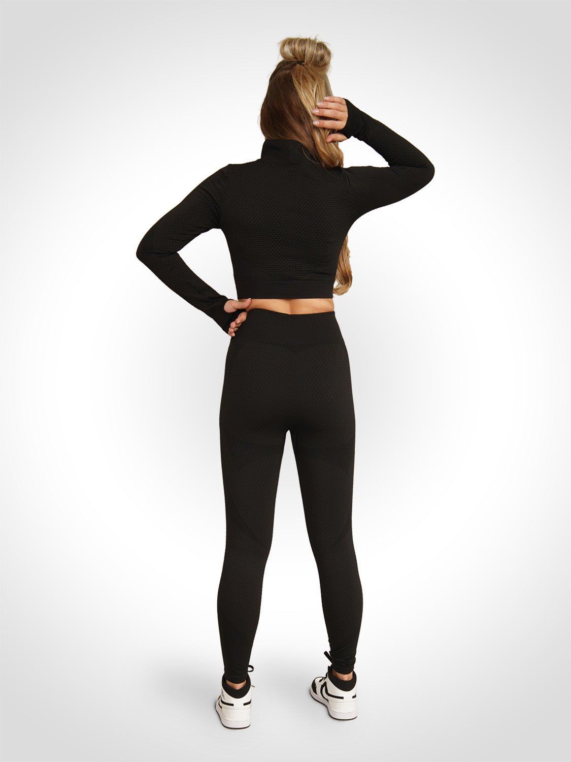 Chelsea - Sports Set With Zip And High Waist Leggings – Bella Fit™