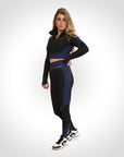 Chelsea - Sport Set Met Ritssluiting En Hoge Taille Legging - Bella Fit™