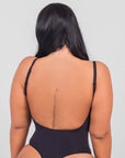 Isabella - Bodysuit String Met Open Rug Design - Bella Fit™