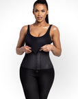 Jasmine - Waist Trainer - Latex Corset Met Haakjes - 25 Stalen Baleinen - Bella Fit™