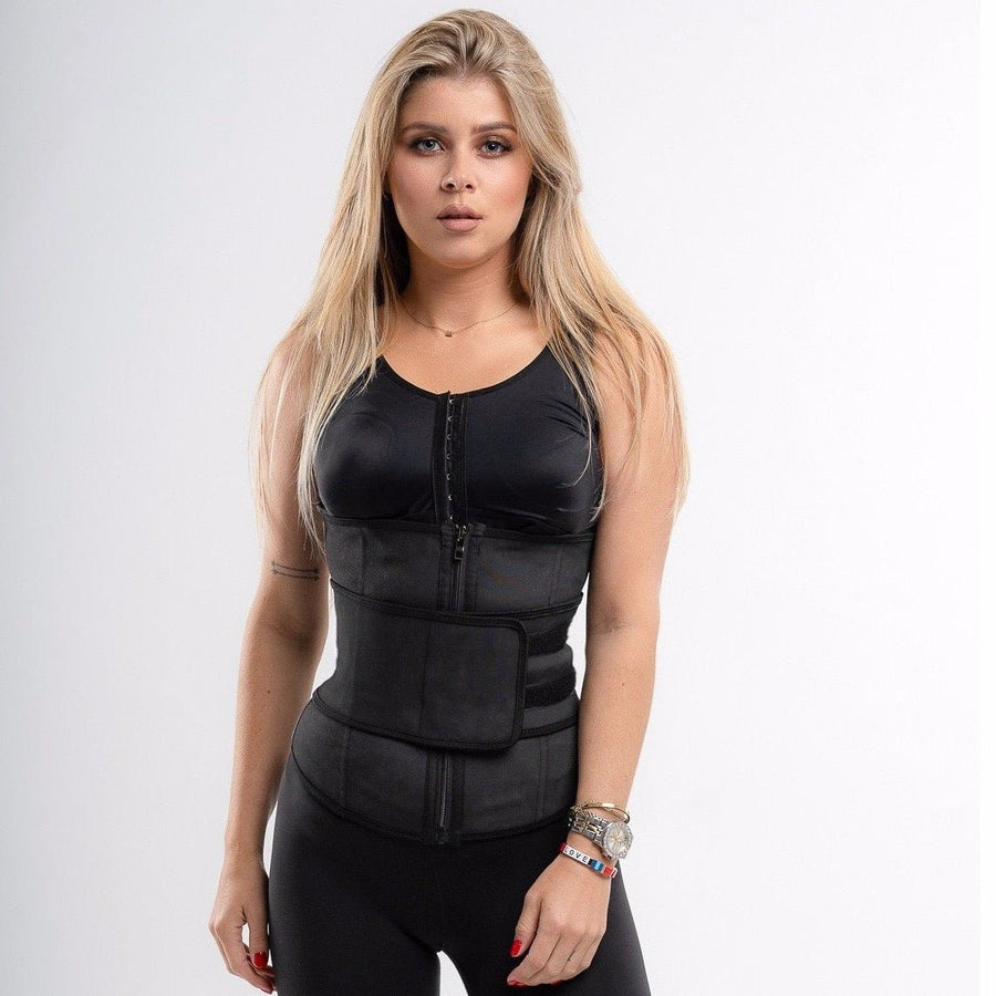 Rebecca - Body Shaper Zipper With Removable Shoulder Straps