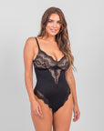 Luisa - Sexy Lace Bodysuit Shaping Lingerie - Bella Fit™