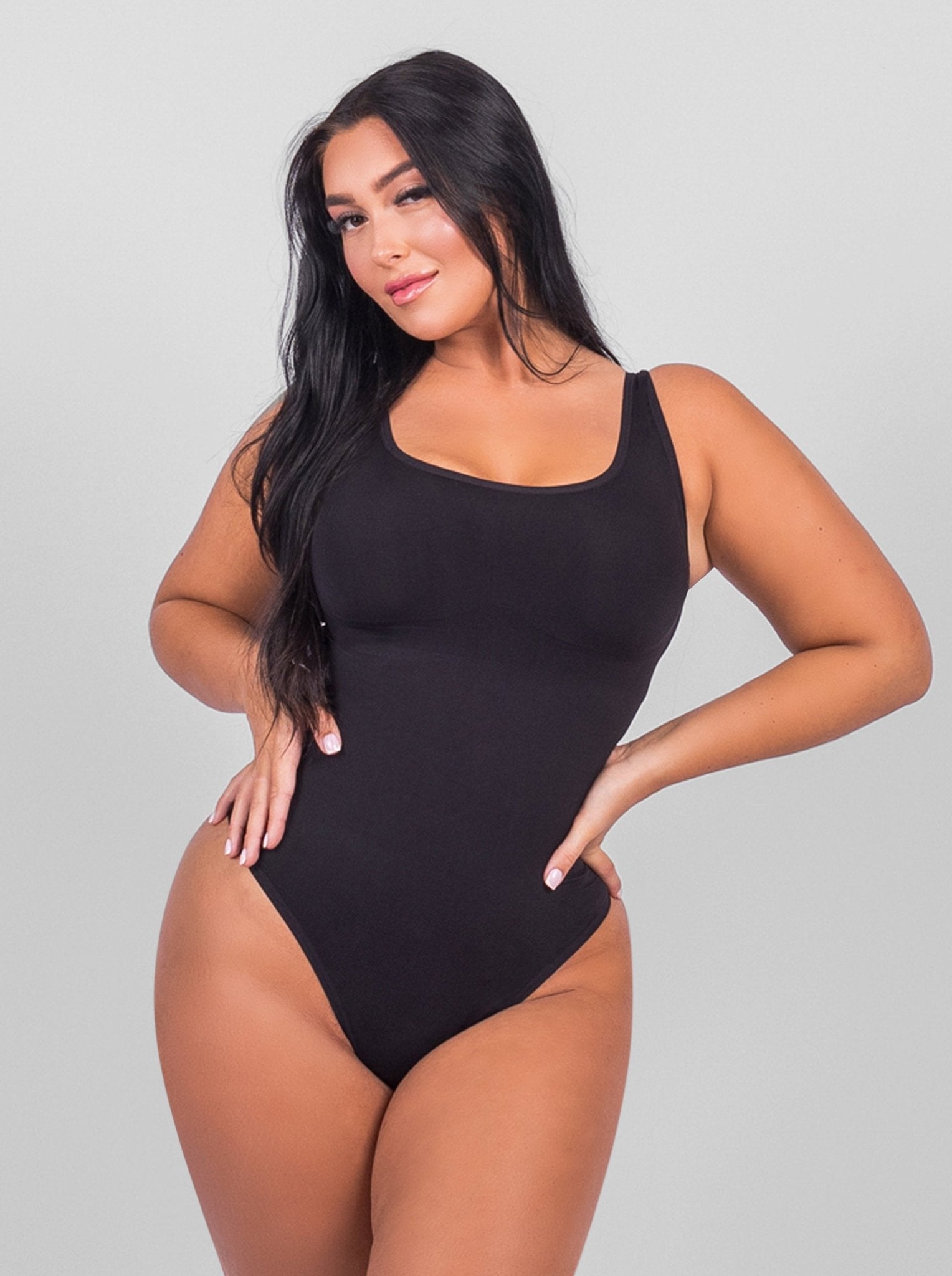 Olivia - Naadloze Taille Shaping Bodysuit String Eco-friendly - Bella Fit™