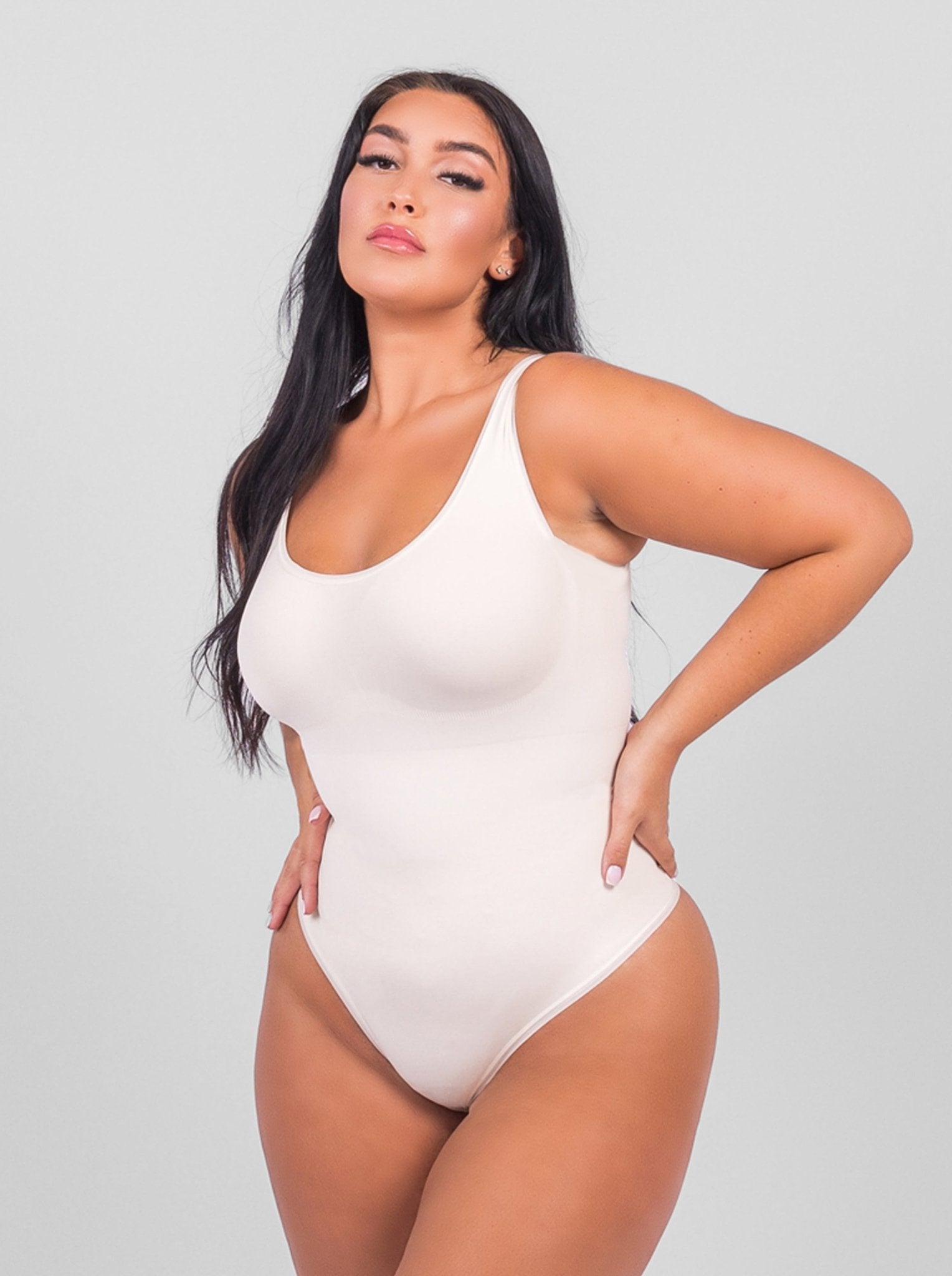 Olivia - Naadloze Taille Shaping Bodysuit String Eco-friendly - Bella Fit™