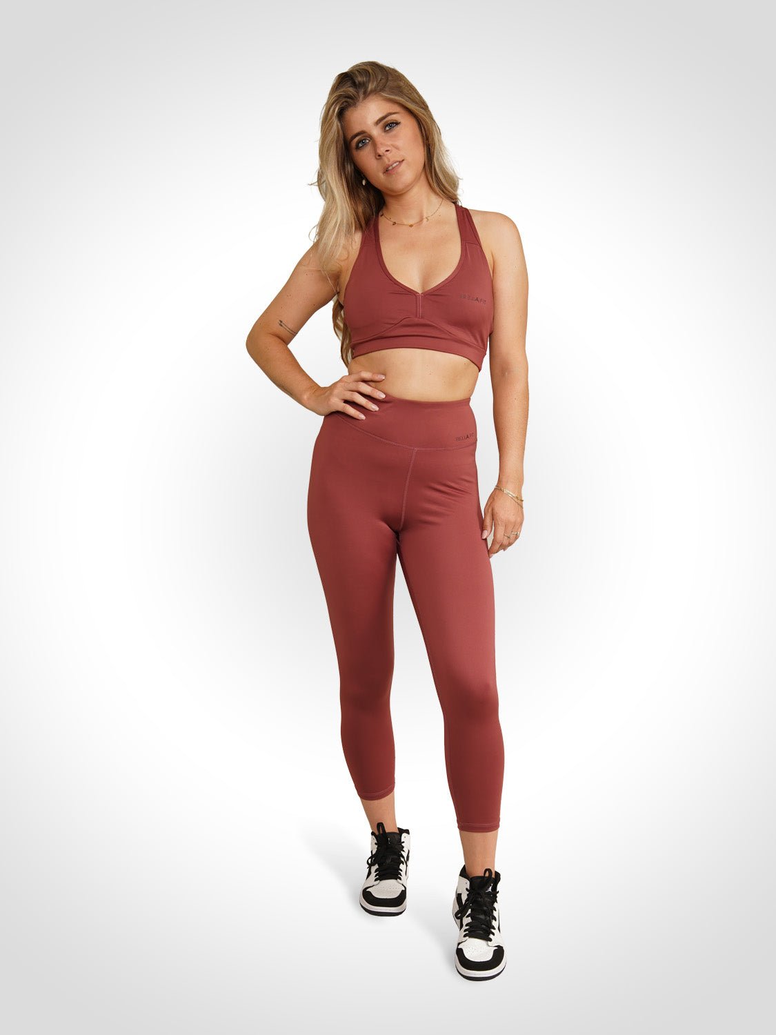 Sophia - Sport Set Met V-Hals - Bella Fit™