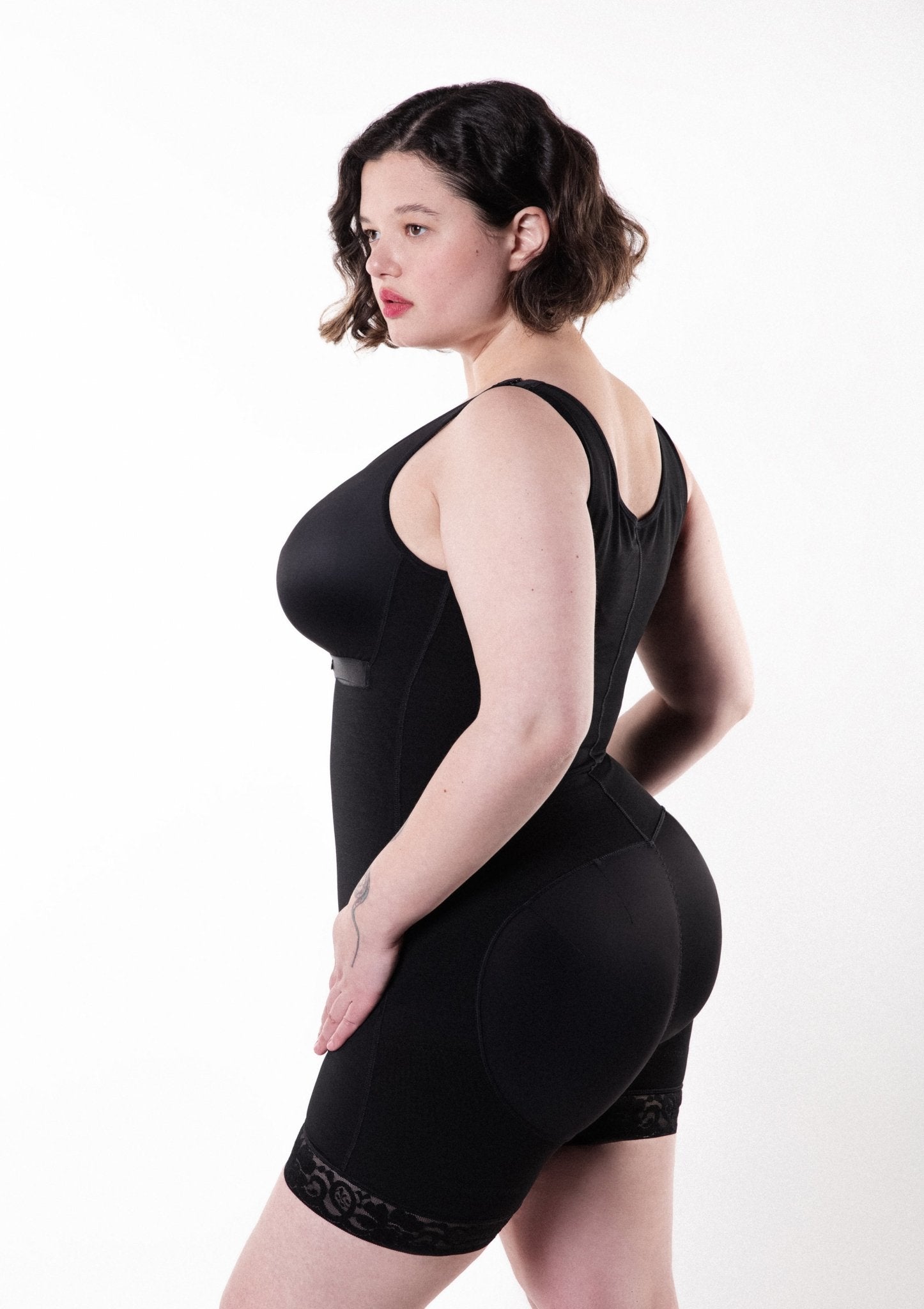 Tess - Lange Afslank Body Shapewear Met Haakjes - Naadloos - Bella Fit™