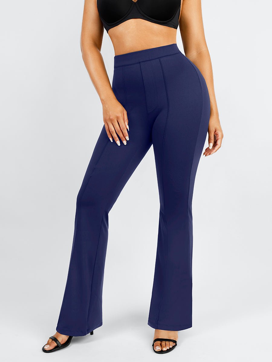 Flare Pants Shapewear Pants Slimming Slim Waist – Bella Fit™